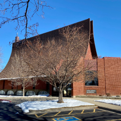 Outside of Trinity Lutheran Church